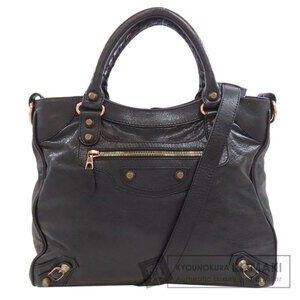 Balenciaga The Velo Handbag Leather